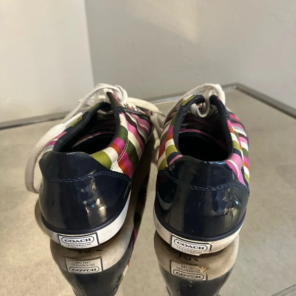 Coach floral sneakers